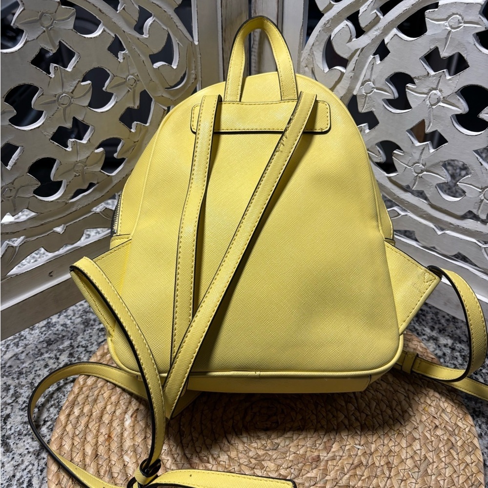 Guess Yellow Mini Backpack - Picture 5 of 12